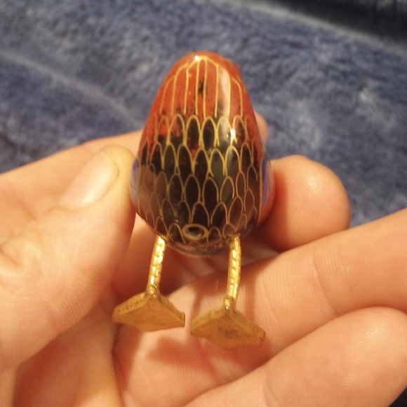 🌠 Vintage Cloisonne Goose, EUC - Picture 3 of 5
